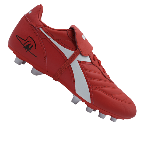 Icons George Weah gesigneerde Liberia voetbalschoen