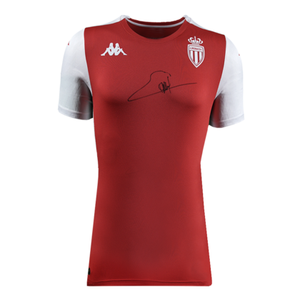 George Weah gesigneerd AS Monaco shirt