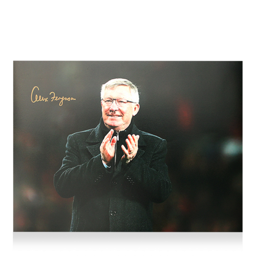 Icons Alex Ferguson gesigneerde Manchester United foto