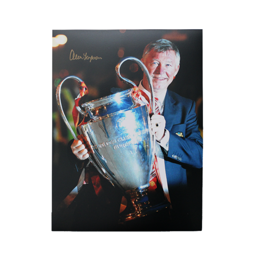 Icons Alex Ferguson gesigneerde Manchester United foto