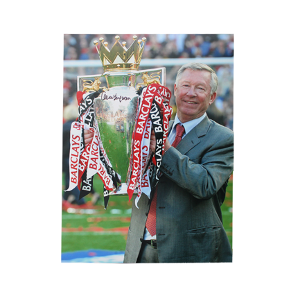 Alex Ferguson gesigneerde Manchester United foto