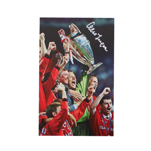 Icons Alex Ferguson gesigneerde Manchester United foto 1999