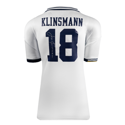 Jurgen Klinsmann gesigneerd Tottenham Hotspur shirt