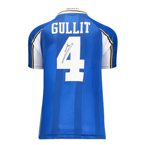 Icons Ruud Gullit gesigneerd Chelsea shirt 1998
