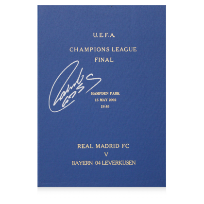 Roberto Carlos gesigneerd programmaboekje 2002