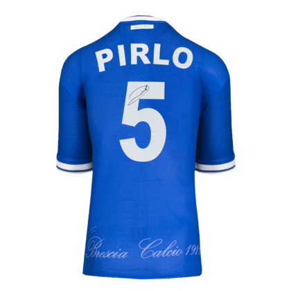 Andrea Pirlo gesigneerd Brescia shirt 2000-01