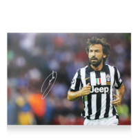 Icons Andrea Pirlo gesigneerde Juventus foto