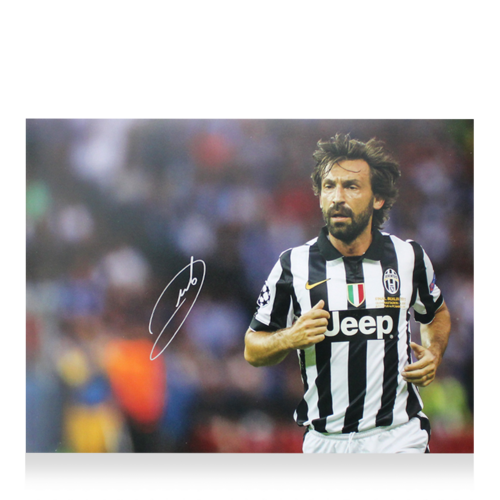 Icons Andrea Pirlo gesigneerde Juventus foto