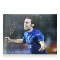 Icons Andrea Pirlo gesigneerde Italië foto