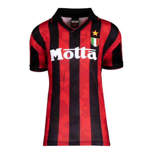 Icons Paolo Maldini gesigneerd AC Milan shirt 1994