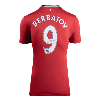 Dimitar Berbatov gesigneerd Manchester United shirt 2011-12