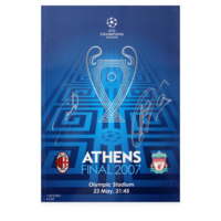 Icons Filippo Inzaghi gesigneerd AC Milan programmaboekje 2007