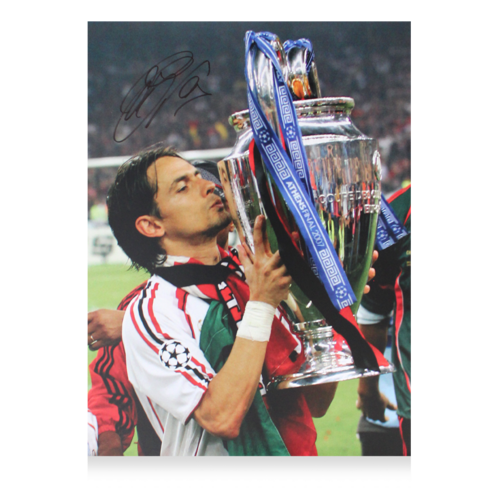 Icons Filippo Inzaghi gesigneerde AC Milan foto 2007