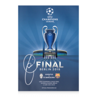 Icons Xavi gesigneerd FC Barcelona programmaboekje 2015