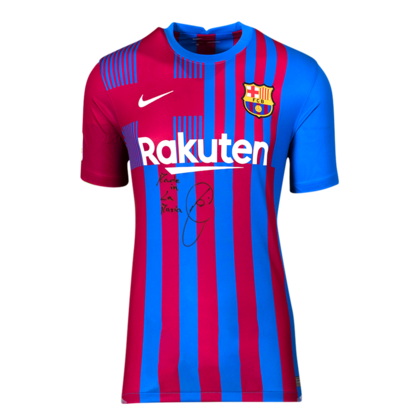 Xavi gesigneerd FC Barcelona shirt 2021-22