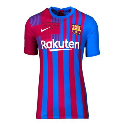 Xavi gesigneerd FC Barcelona shirt 2021-22