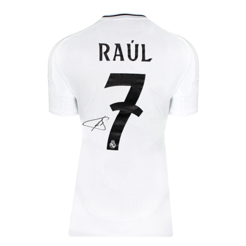 Icons Raul gesigneerd Real Madrid shirt 2024-25