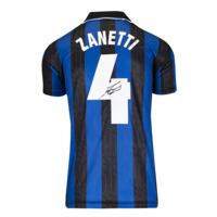 Icons Javier Zanetti gesigneerd Internazionale shirt 1998