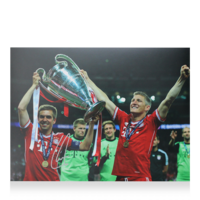 Icons Philip Lahm gesigneerde Bayern München foto