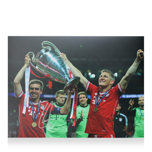 Icons Philip Lahm gesigneerde Bayern München foto