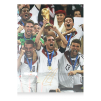 Icons Philip Lahm gesigneerde Duitsland foto