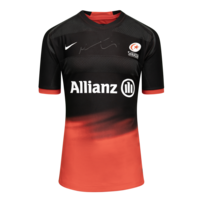 Icons Maro Itoje gesigneerd Saracens shirt 2015-16