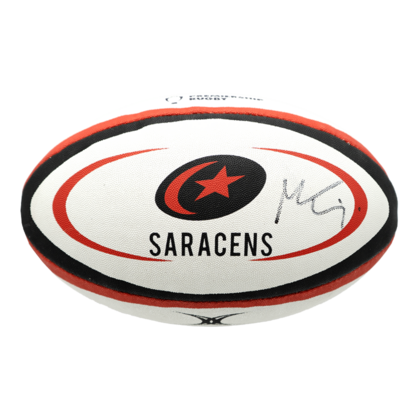 Maro Itoje gesigneerde bal