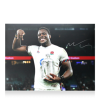 Icons Maro Itoje gesigneerde Engeland foto 2025