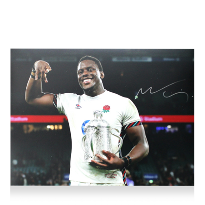 Maro Itoje gesigneerde Engeland foto 2025