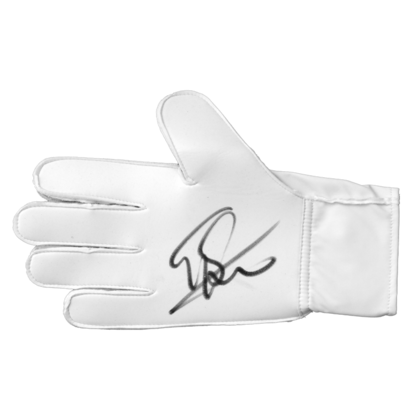 Edwin van der Sar gesigneerde keepershandschoen