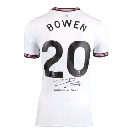 Jarrod Bowen gesigneerd West Ham United shirt 2023-24