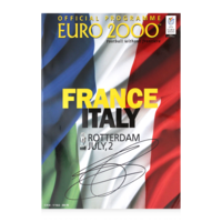 Icons David Trezeguet gesigneerd programmaboekje 2000