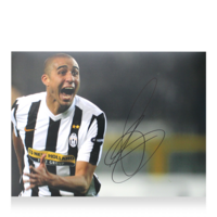Icons David Trezeguet gesigneerde Juventus foto