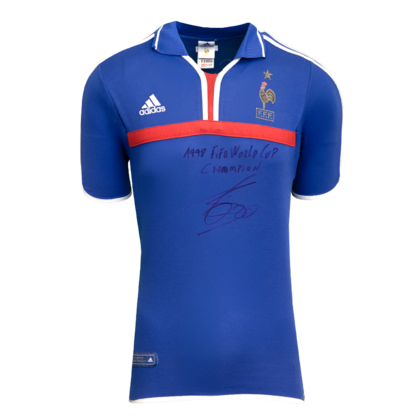 David Trezeguet gesigneerd Frankrijk shirt 1998