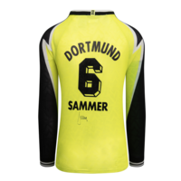 Icons Matthias Sammer gesigneerd Borussia Dortmund shirt 1995-96