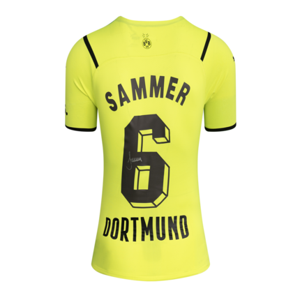 Matthias Sammer gesigneerd Borussia Dortmund shirt 2021-22