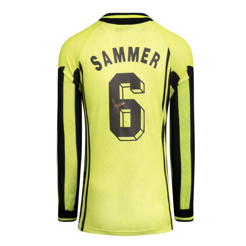 Icons Matthias Sammer gesigneerd Borussia Dortmund shirt 1996-97