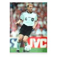 Icons Matthias Sammer gesigneerde Duitsland foto