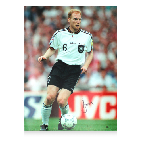 Icons Matthias Sammer gesigneerde Duitsland foto
