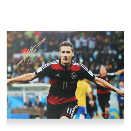 Miroslav Klose gesigneerde Duitsland foto 2014