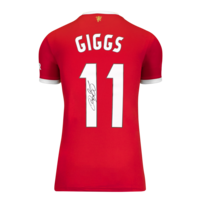 Icons Ryan Giggs gesigneerd Manchester United shirt 2021-22