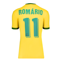 Icons Romario gesigneerd Brazilië retro shirt 1970