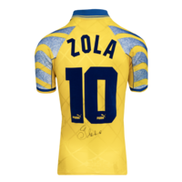 Icons Gianfranco Zola gesigneerd Parma shirt 1995-96