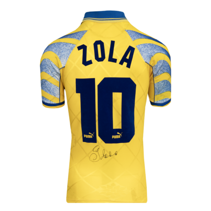 Gianfranco Zola gesigneerd Parma shirt 1995-96