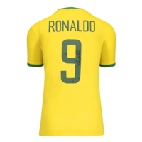 Icons Ronaldo gesigneerd Brazilië shirt