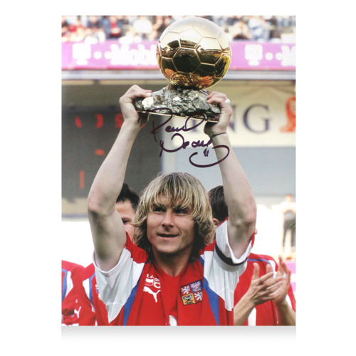 Icons Pavel Nedved gesigneerde Tsjechië foto