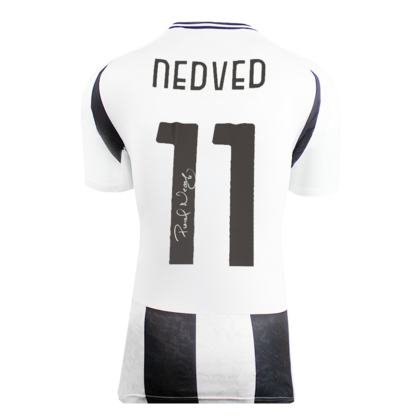 Pavel Nedved gesigneerd Juventus shirt 2024-25