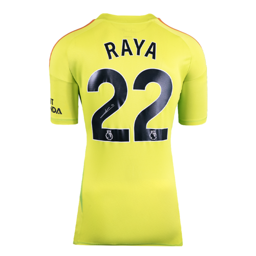 Icons David Raya gesigneerd Arsenal shirt 2024-25