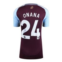 Icons Amadou Onana gesigneerd Aston Villa shirt 2024-25