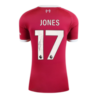Icons Curtis Jones gesigneerd Liverpool FC shirt 2025-26